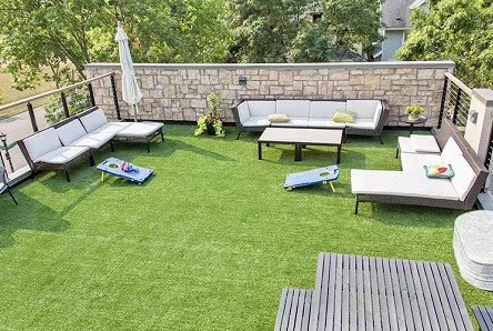 Buy Garden Artificial 35mm Grass Turf Natural Looking Synthetic Turf at wholesale prices