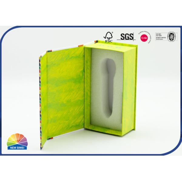 Buy CMYK Printing Hinged Lid Gift Box With Pearl Wool Insert at wholesale prices