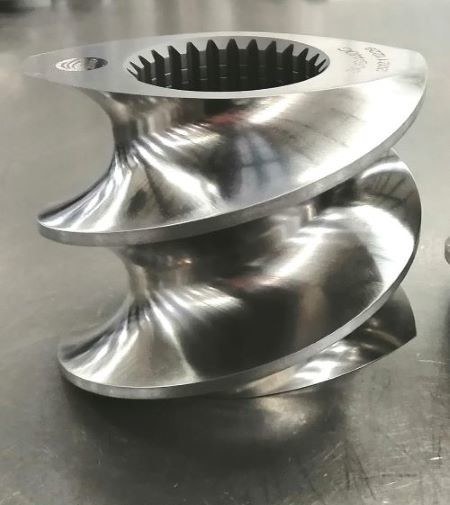 Model120 Standard 440C Stainless Steel Twin Screw Extruder Machine Segments Screw Elements