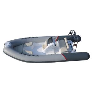 2022 new type 5.2m rib boat with steering system with sundeck center console