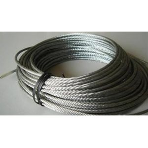 Quality Rusting Resist Galvanized Steel Wire Rope For Lifting , Towing 7 X 19 for sale