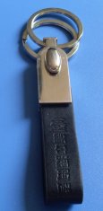 2012 promotional black Genuine leather / PU / PVC key holders ​