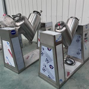 Stainless Steel Vertical V-shaped Mixer For Powder Food Seasoning Mixer