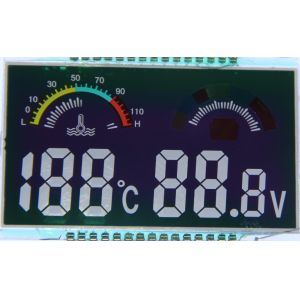 Water Temperature Gauge TN Lcd Segment Display Module