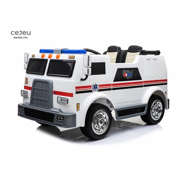 Buy Electric Big Storage Kids Ride On Ambulance For 72 Months 36kg at wholesale prices