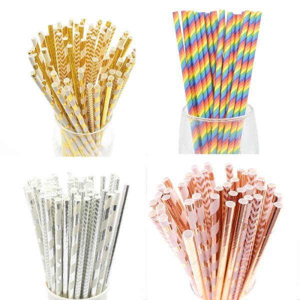 Cute Decorative Paper Straws