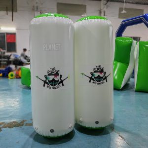 Hot Sale Inflatable Paintball Bunker Obstacles Game Inflatable Shooting