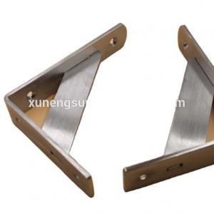 Quality Structure Triangle Bracket Stainless Steel Slotted Corner Cabinet Hanging Bracket for sale