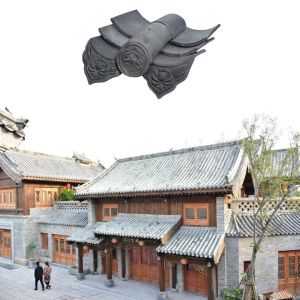 Orientals Style Building Interlocking Chinese Clay Roof Tiles Traditional
