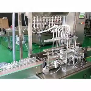 SUS 304 Automated Filling Machine 2 / 4 / 6 / 8 Heads Paste Chilli Sauce Filler
