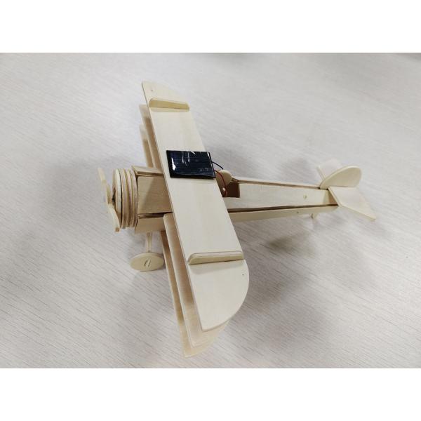 High Quality Airplane Kids Toys 2023 Solar Powered Wooden Educational Toys Solar Toy Juguetes for Kids