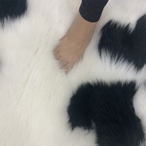 65x180 Plush Faux Sheepskin Carpet White Fur Rug