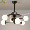 JYLIGHTING Modern Creative Simple Home Fan Chandelier Invisible Fan Lamp
