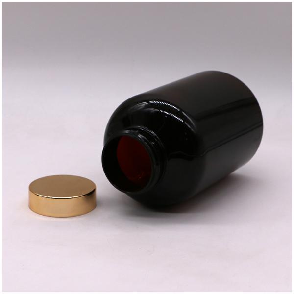 SCREW CAP and Customized Color Label Stickers for 500ml Plastic PET Medicine Container