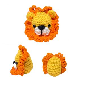 Milk Cotton Cute Lion Crochet DIY Kit Seven Craft Hand Knitting Fun Kit