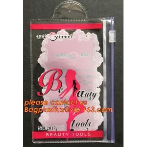 Reusable Transparent Hanger Hook Plastic Bags, biodegradable Die Cut Punch