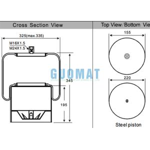 4838 NP01 Contitech Air Spring Mercedes Benz Suspension Air Balloon A9463200421
