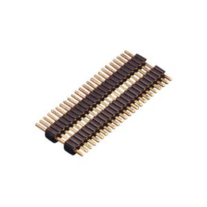 PCB Board Straight Dip Connector Pin Header 1.27mm Custom Plastic