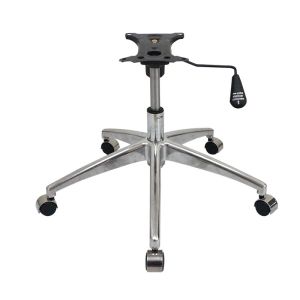 Ergonomic Spider Office Chair Metal Base Adjustable Aluminum Alloy Polished