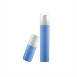15ml 30ml 50ml Round Single wall cosmetic airless pump bottle in recyclable
