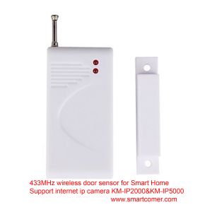 Quality Wireless window magnetic sensor 433MHz support ip internet camera home system for sale