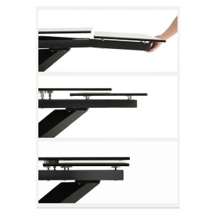 Luxurious Square Extendable Dining Room Table Rectangle 4 10 Seater