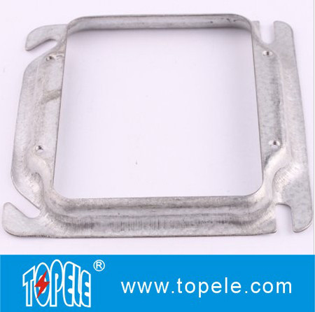TOPELE 4"SQUARE 1/2" RAISED DEVICE COVER FOR 2 GANG OUTLET BOX