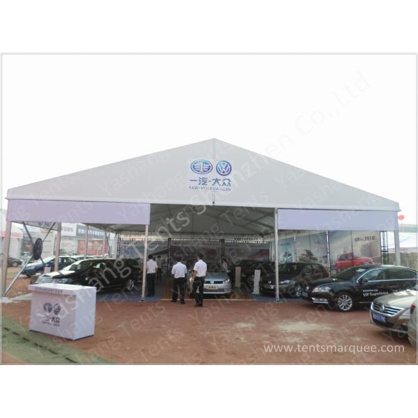 15x20 M 300 Sqm Clear Span Tent Rental With A Shaped Roof Top / Galvanized Steel Connector