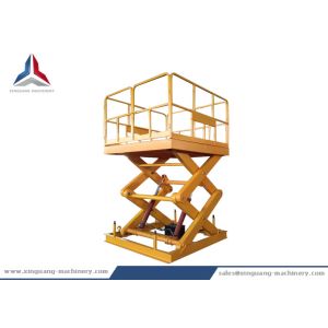 2000kg Load Capacity Stationary Hydraulic Scissor Lift Table for Warehouse