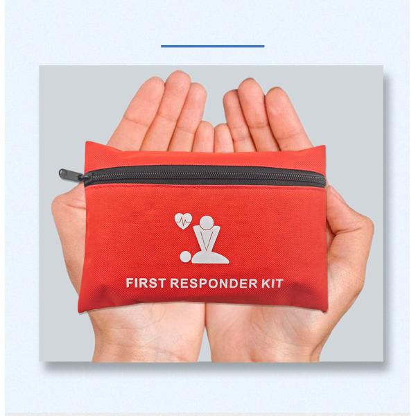 Portable First-aid Packet Outdoor Survival First Aid Kits Emergency Bag with Gauze Bandage Band Aid Camping Hiking Travelling