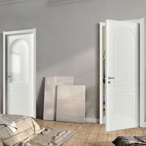 MDF Wood Timber Eco Interior Doors Customized Color