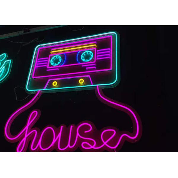 Transparent Acrylic 200cm EU Plug LED Neon Signs