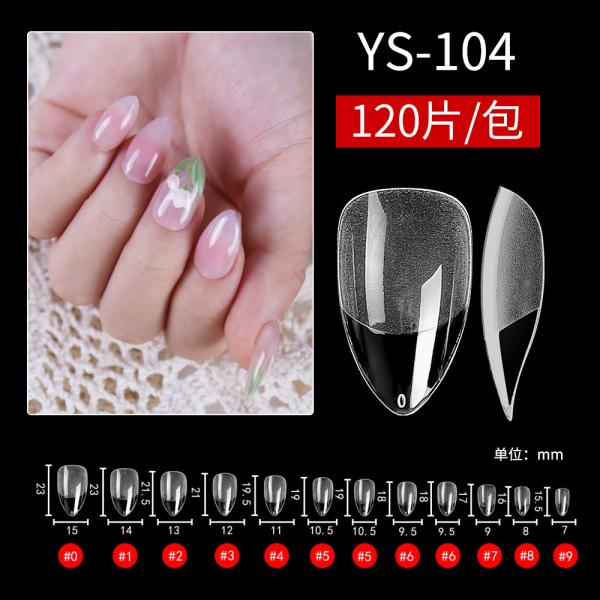 Wholesale120pcs 240pcs 550pcs Soft Gel Nail Tips Coffin Almound Artificial False Nails French Style extra Long c Curve Nail Tips