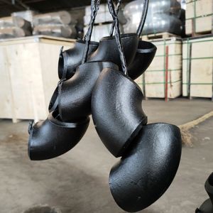 Quality Silver Carbon Steel Elbow Suitable for Efficient Pipeline System for sale