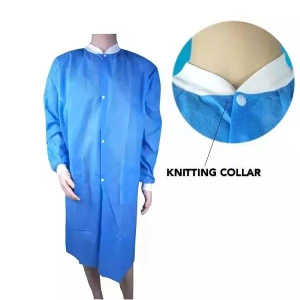 Waterproof Durable FDA White List Supplier Disposable Isolation Gowns
