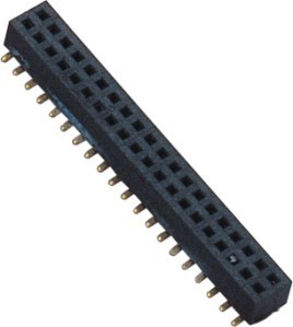 Quality WCON 1.00mm board to board connection Female Header Connector SMT PA9T Black With Post for sale