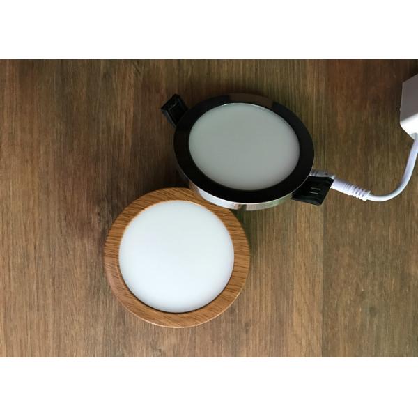24w Wood Color Dimmable LED Panel Light IP20 6500K 2400LM PMMA Aluminum
