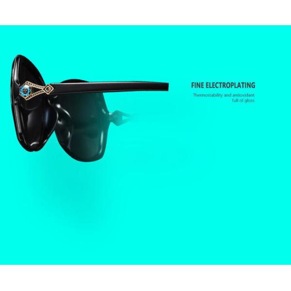 BSCI Oversized Designer Polarized Fashion Sunglasses UV400 Resin Lens
