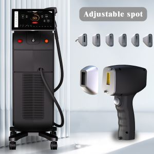 Switchable Adjustable Spot Ice Titanium Laser Diode Hair Removal Machine