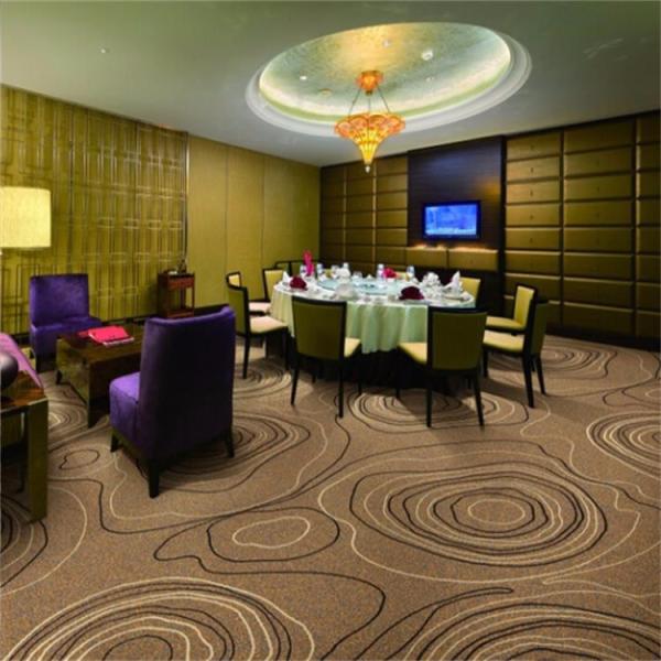 Conference Room Pvc Floor Covering Jacquard Style Machine Woven Technics