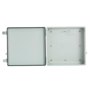 Quality Internal Mounting Panel 33x33x13cm Hinged Plastic Enclosures for sale