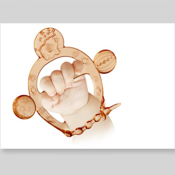 Buy OEM Microwave Safe Animal Shape Silicone Baby Teether at wholesale prices