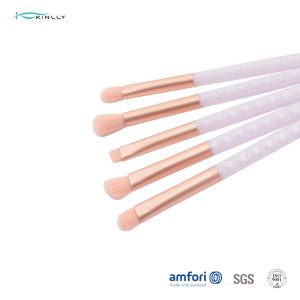 Plastic Handle 5pcs BSCI Nylon Hair Makeup Brushes