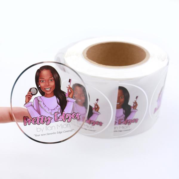 Thank You Self Adhesive Sticker Paper Roll Removable Iso9001 Iso14001