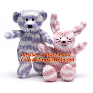 Nice colorful hand Knitting toys,Wholesale Knitted Kids Doll,crochet caterpillar