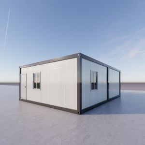 Soundproof Prefabricated Container Homes With Rock Wool Sandwich Panel