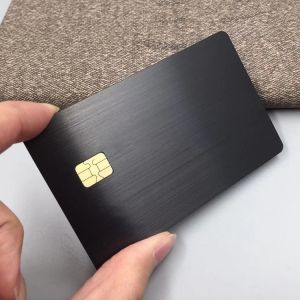 Brushed Stainless Steel Magnetic Stripe Blanks Metal Business Card