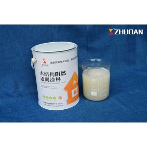 Wood Structure Waterbased Heat Treated Spray Paint Transparent Intumescent 2.2