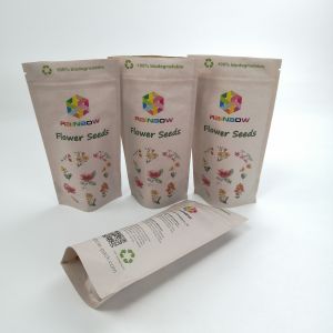 Biodegradable 150µ Thickness PLA Paper Food Packaging Bags