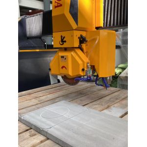 Automatic CNC 4 Axis Bridge Stone Cutting Machine Multi-function